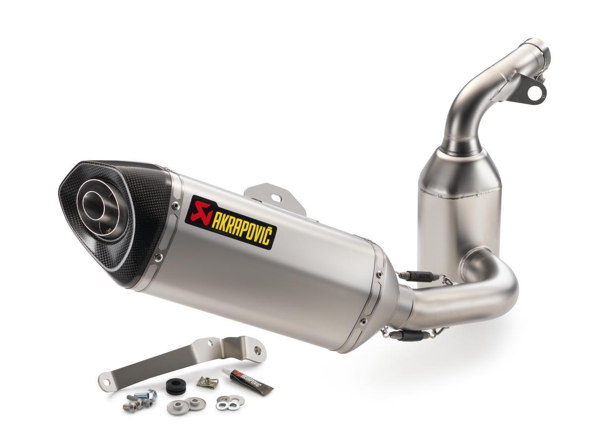 Ligne d'échappement complète Akrapovic 390 Duke & Rc 14-16 référence 90805999100