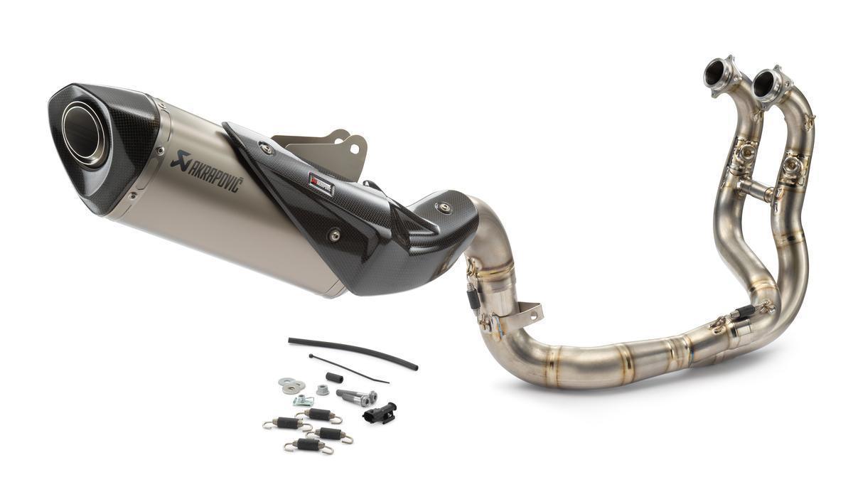 Ligne d'échappement complète Akrapovic 790 duke 18-22 référence 64105999000